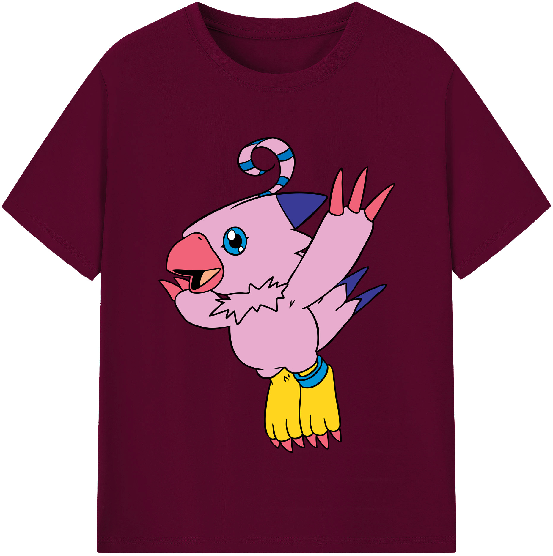 （画像用） Digimon デジタルモンスター/デジモン レディースカジュアルプリントTシャツ（綿100％）